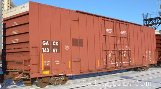 Car/wagon GACX14357 left side / coté gauche
